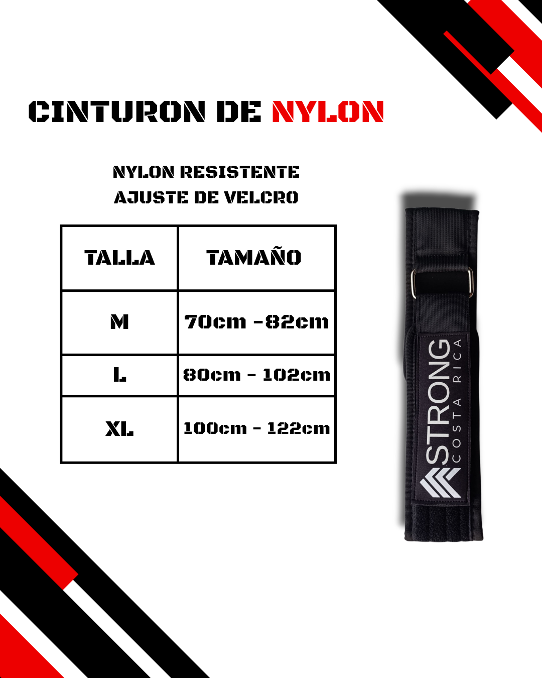 CINTURÓN DE NYLON